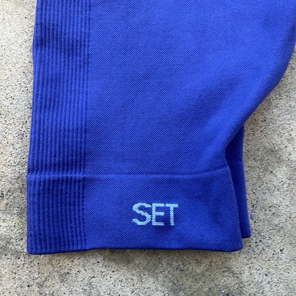 Set Active Purple Biker Workout Active Shorts Women's Size XS/S - Picture 4 of 5